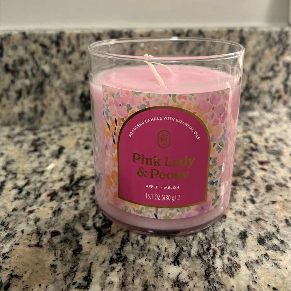 Pink Lady & Peony Scented Candle